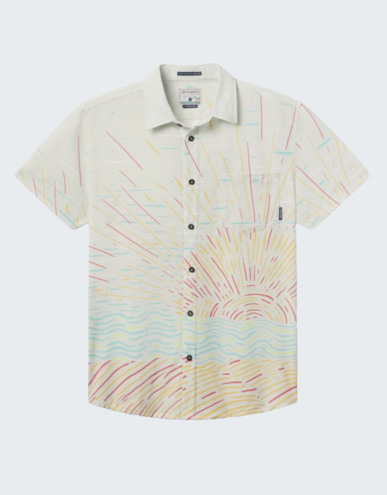 Vagabond Sunburst Cream Button Up