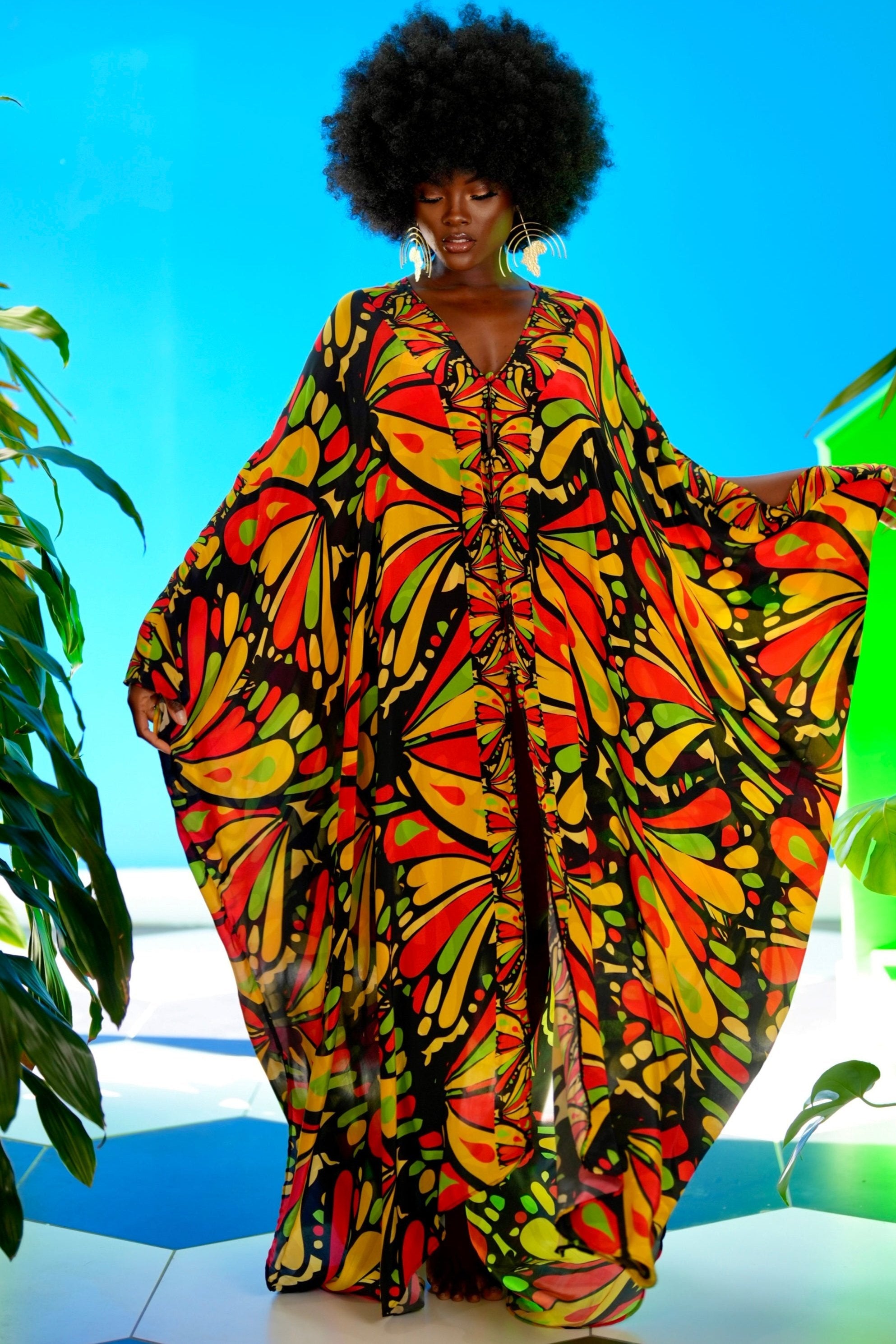 Saisankoh Iva Goddess Kaftan