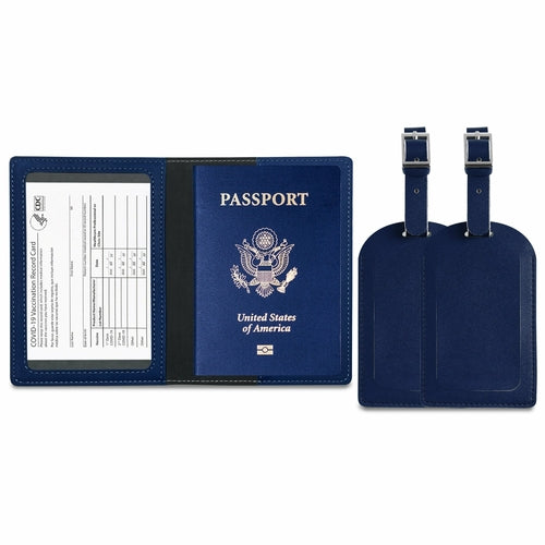 RFID Passport Holder with Travel Luggage Tag