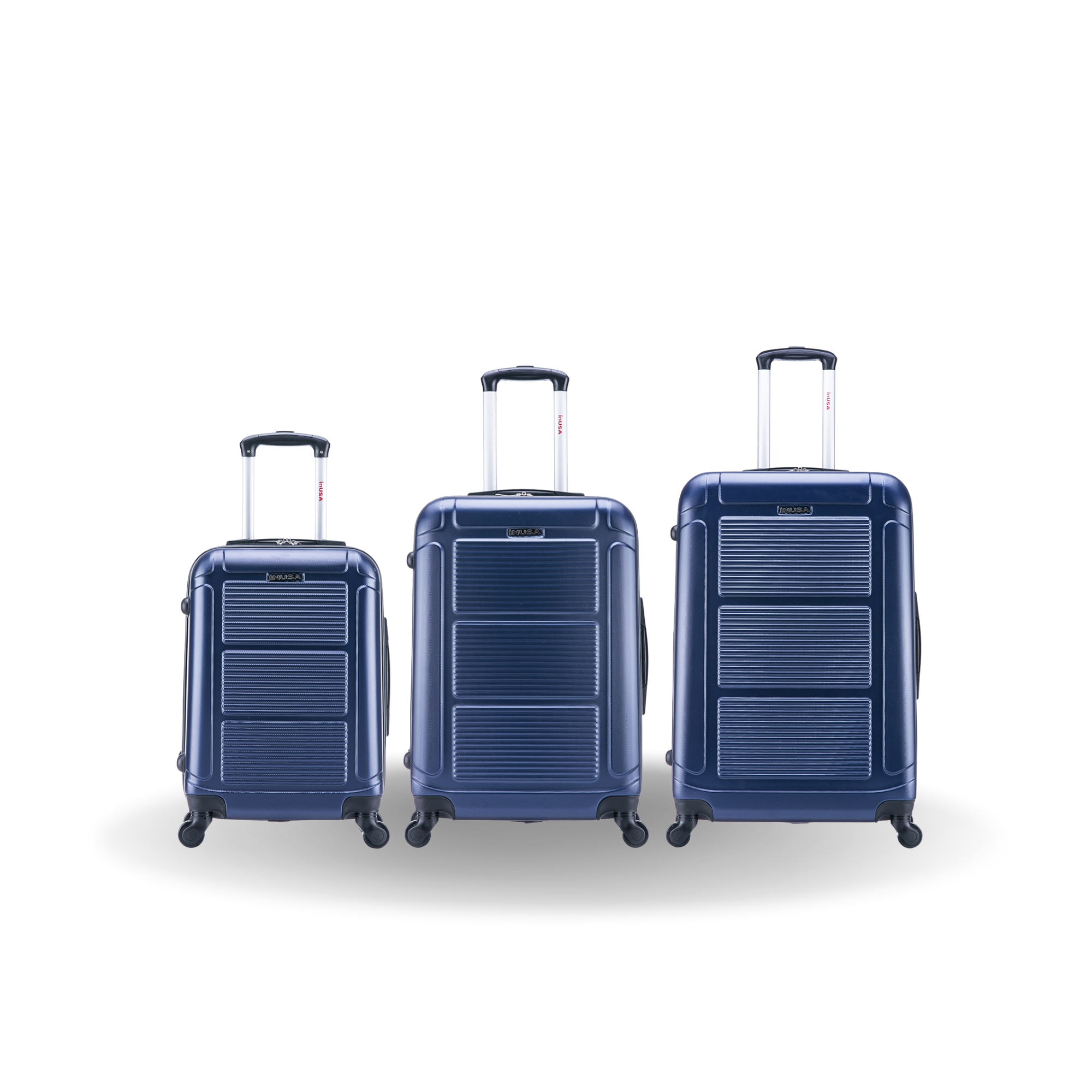 InUSA Luggage Pilot 3 Piece Set 20"/24"/28" Spinner Suitcase Collection