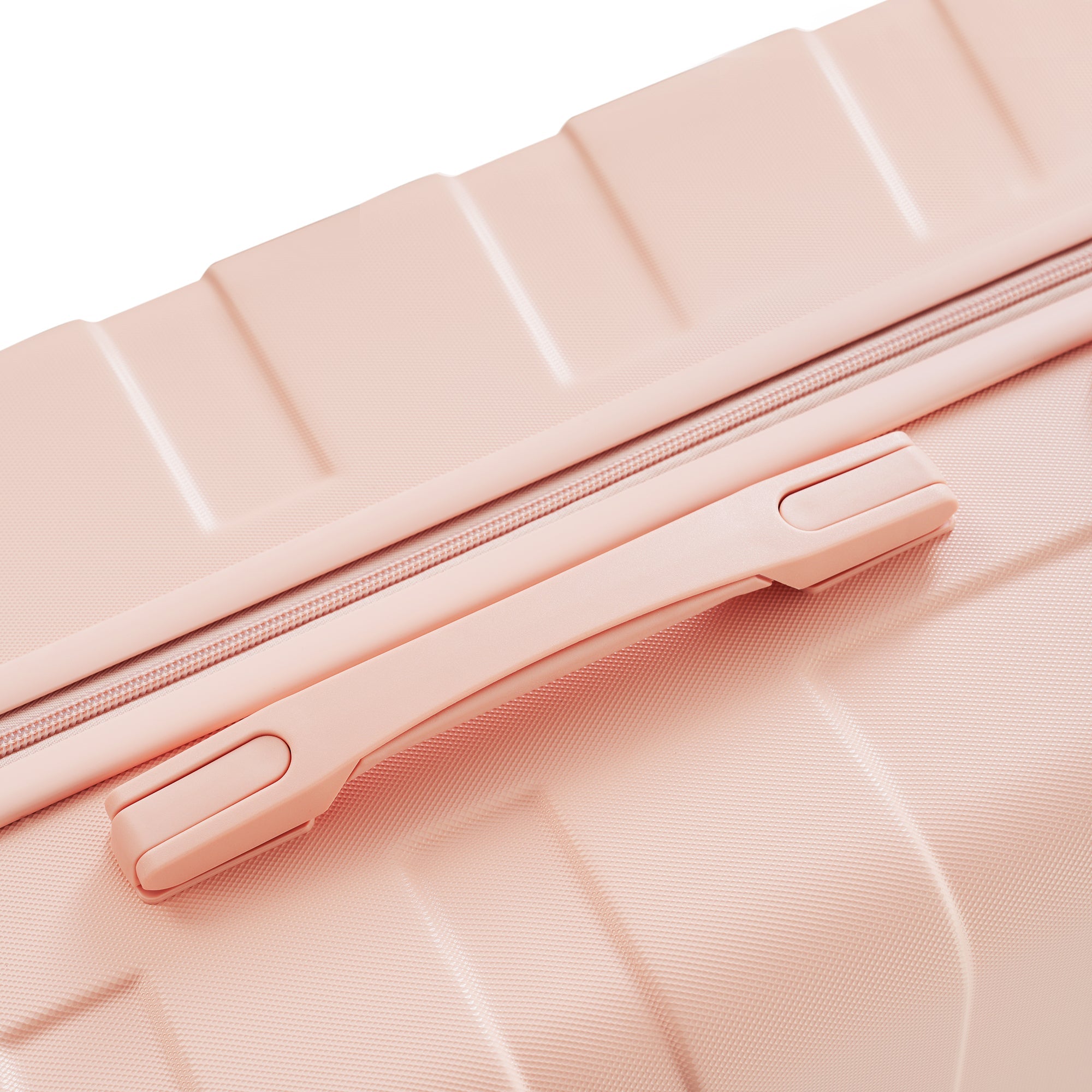 Pink ABS Hardshell Durable Suitcase Set