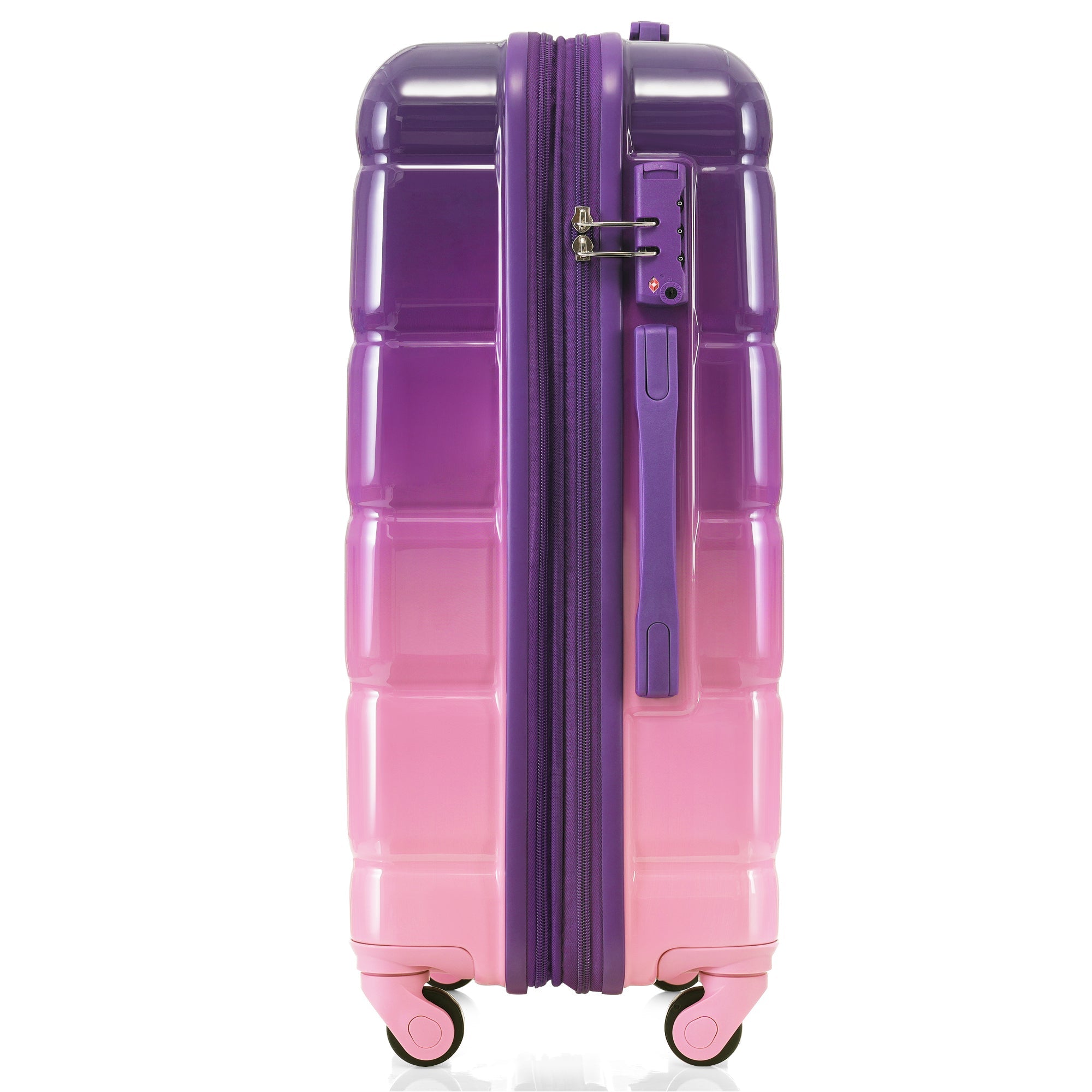 Luggage Set of Three with USB Port with Airline Certified Carry-on