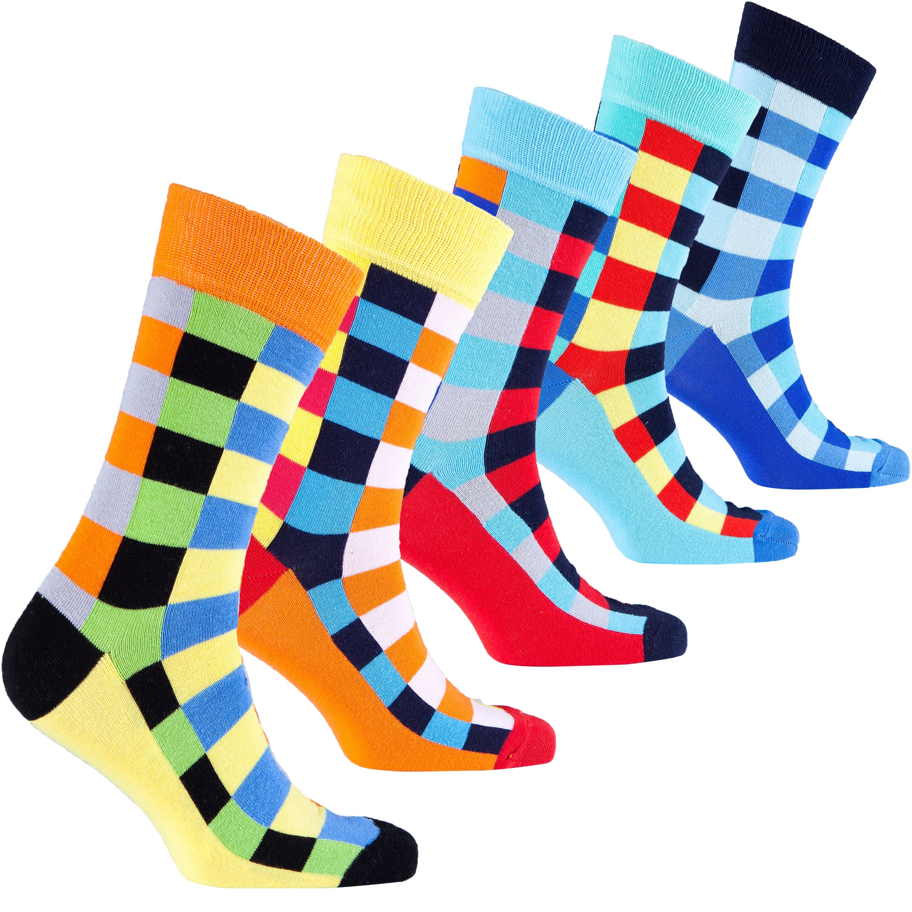 Traditional Blocks Socks