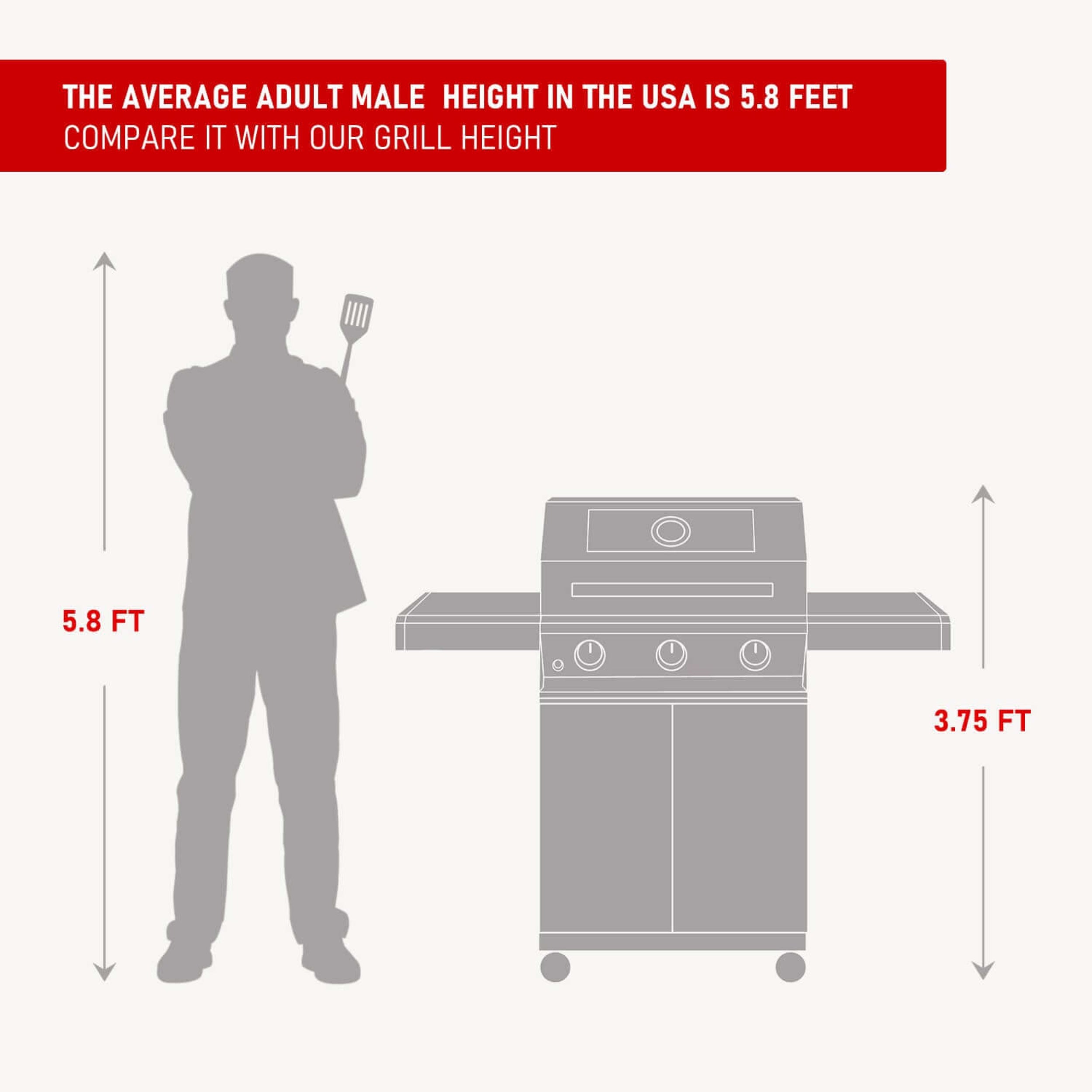 Mesa 300 - Stainless Propane Gas Grill