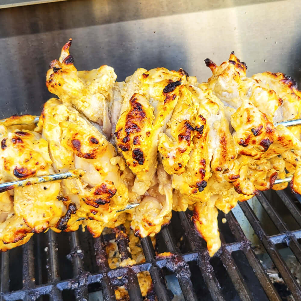 Matte Blue Infrared Propane Gas Grill