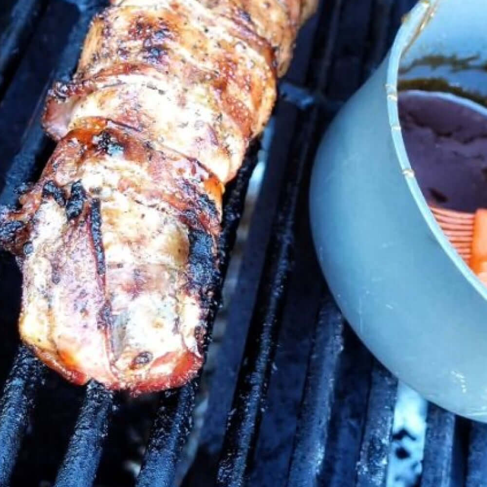Matte Blue Infrared Propane Gas Grill