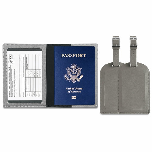 RFID Passport Holder with Travel Luggage Tag