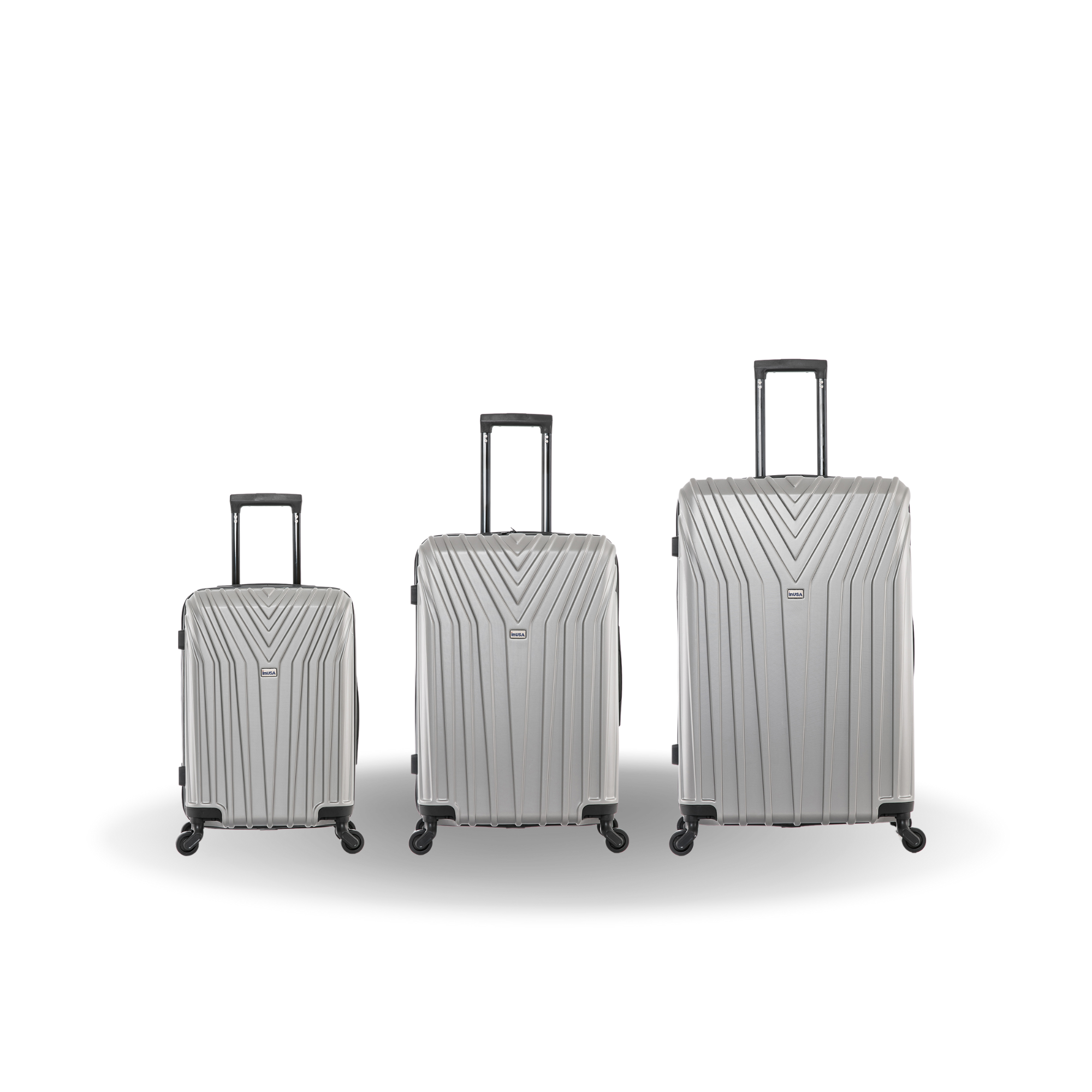 InUSA Luggage Vasty 3 Piece Set 20"/24"/28" Spinner Suitcase Collection