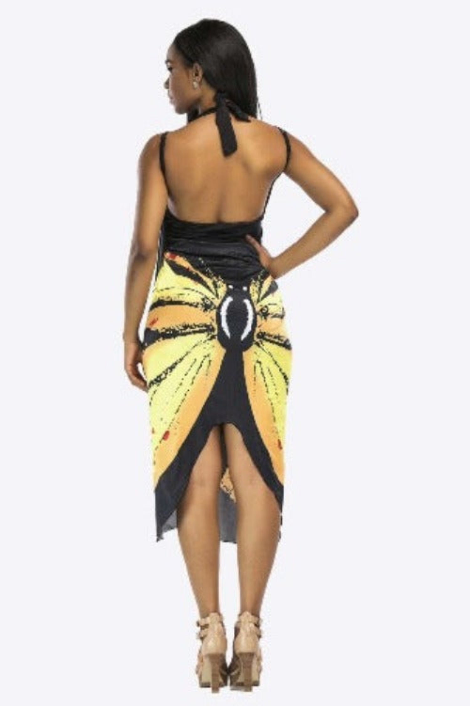 Butterfly Spaghetti Strap Cover Up - Sun of the Beach Boutique