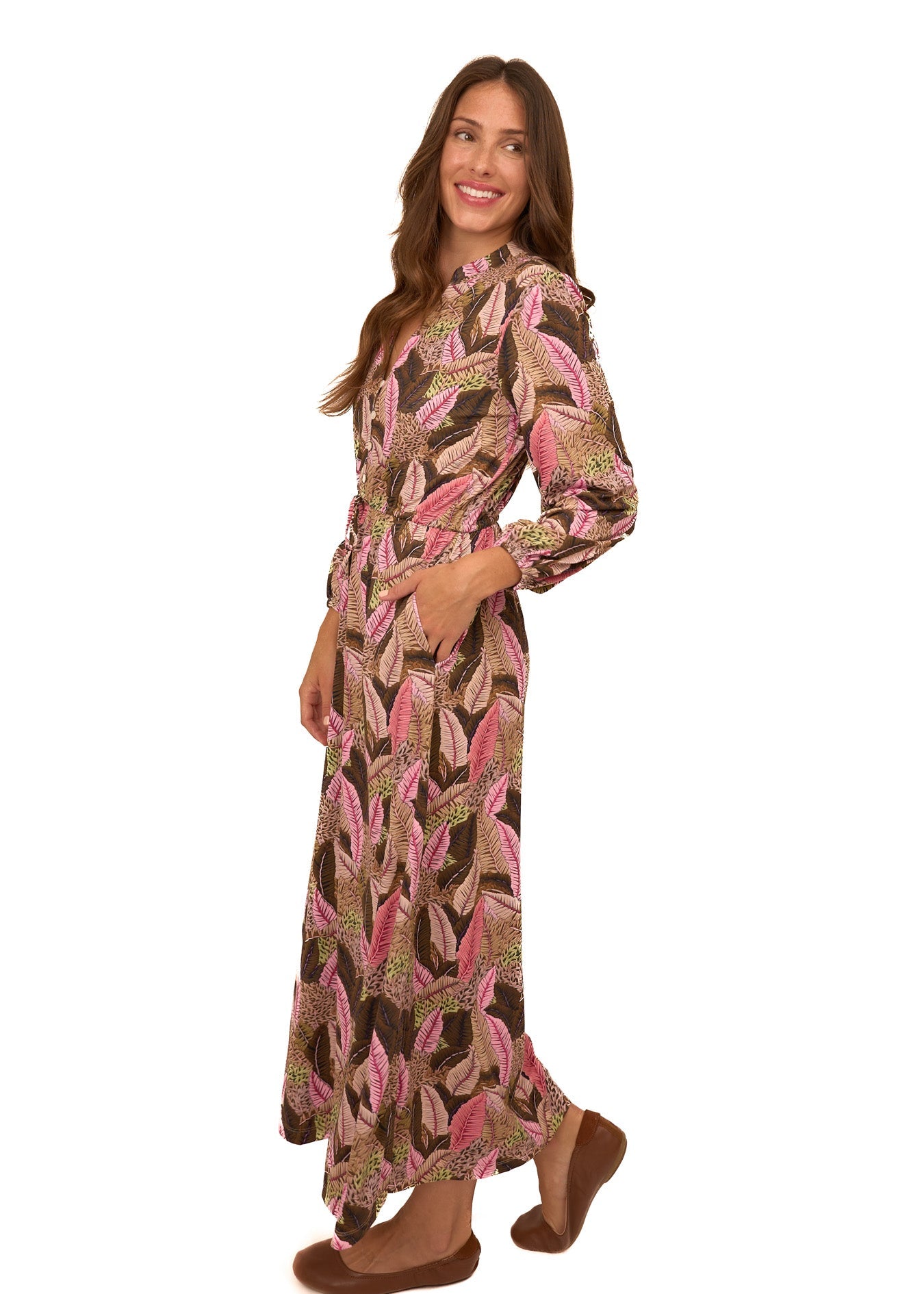 Cabana Life Myers Button Down Maxi Dress