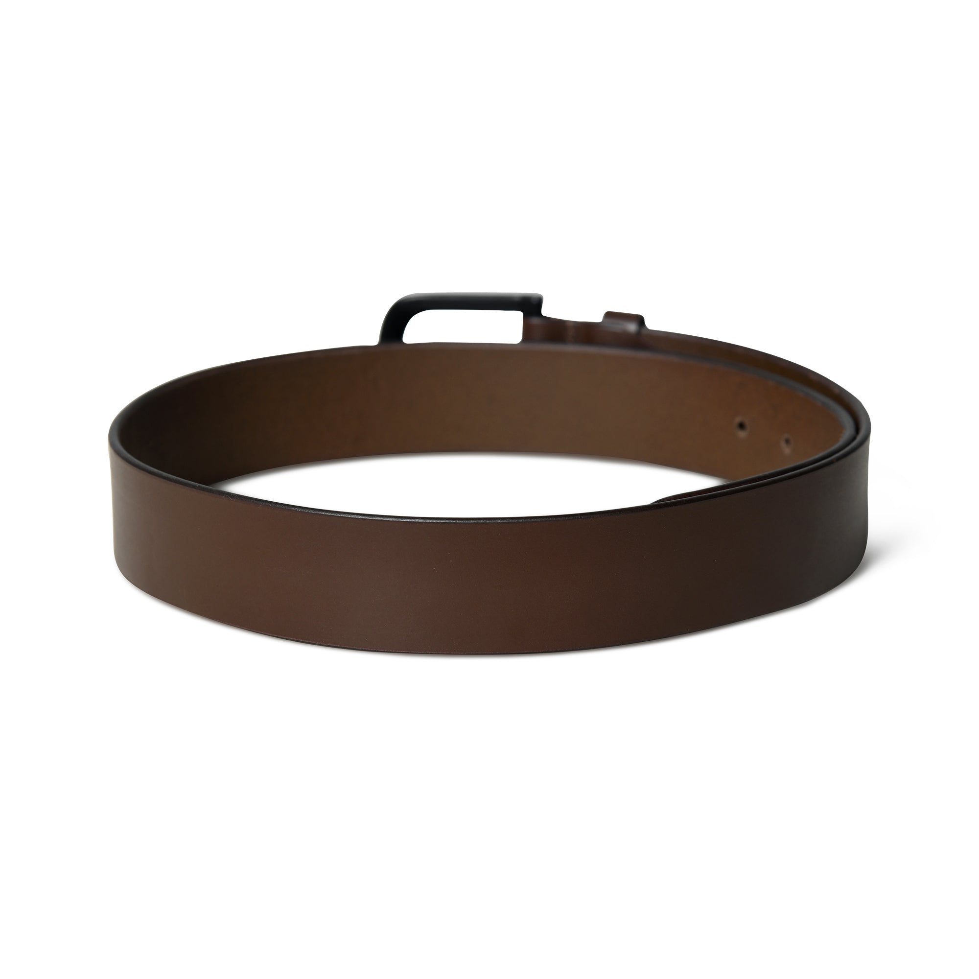 Brown belt on a white background