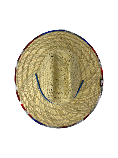 Patriot Bald Eagle Straw Hat