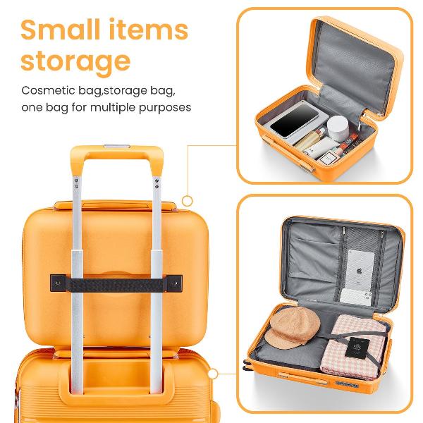 Luggage Sets 4 Piece(14/20/24/28) PP Lightweight & Durable Expandable