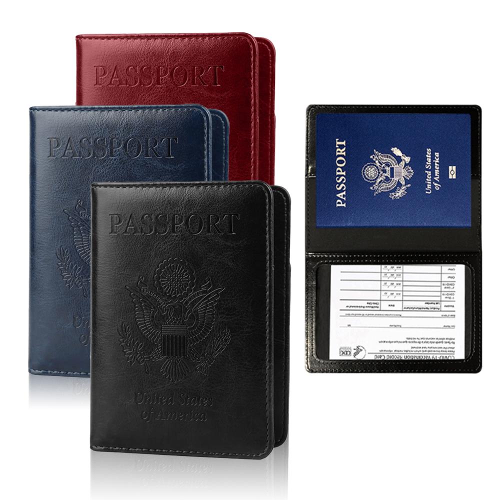 Waterproof Passport Case with Vaccine Card Slot