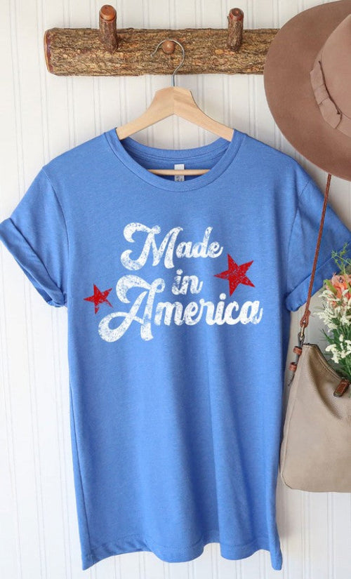 Vintage Made in America Graphic Tee Plus