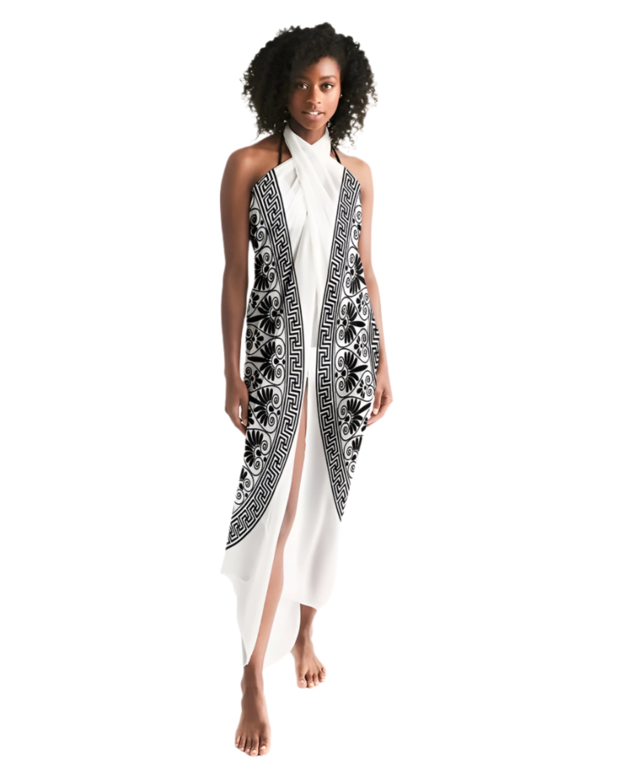 Sheer Bohemian Black Swimsuit Cover Up