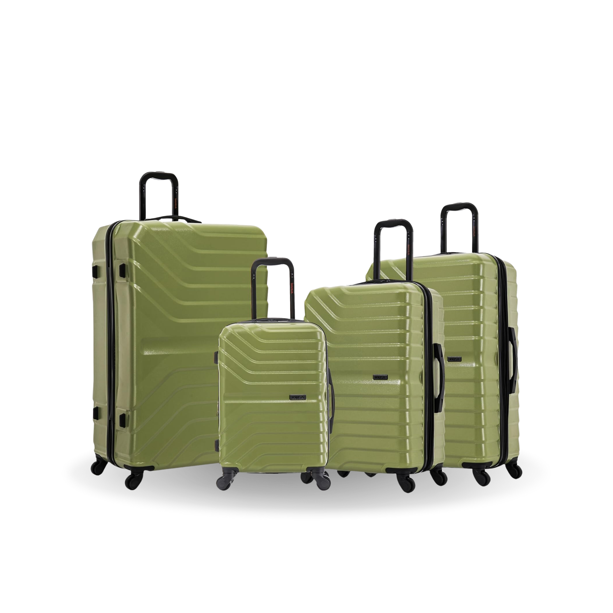 InUSA Luggage Aurum 4 Piece Set 20"/24"/28"/32" Spinner Suitcase Collection