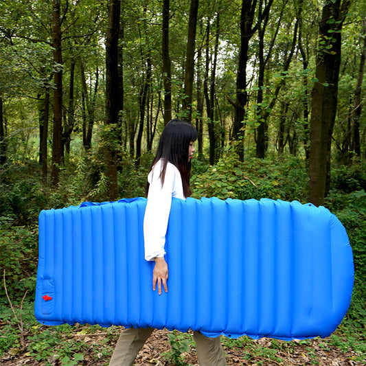Double-Sided Waterproof Nylon TPU Inflatable Sleeping Pad