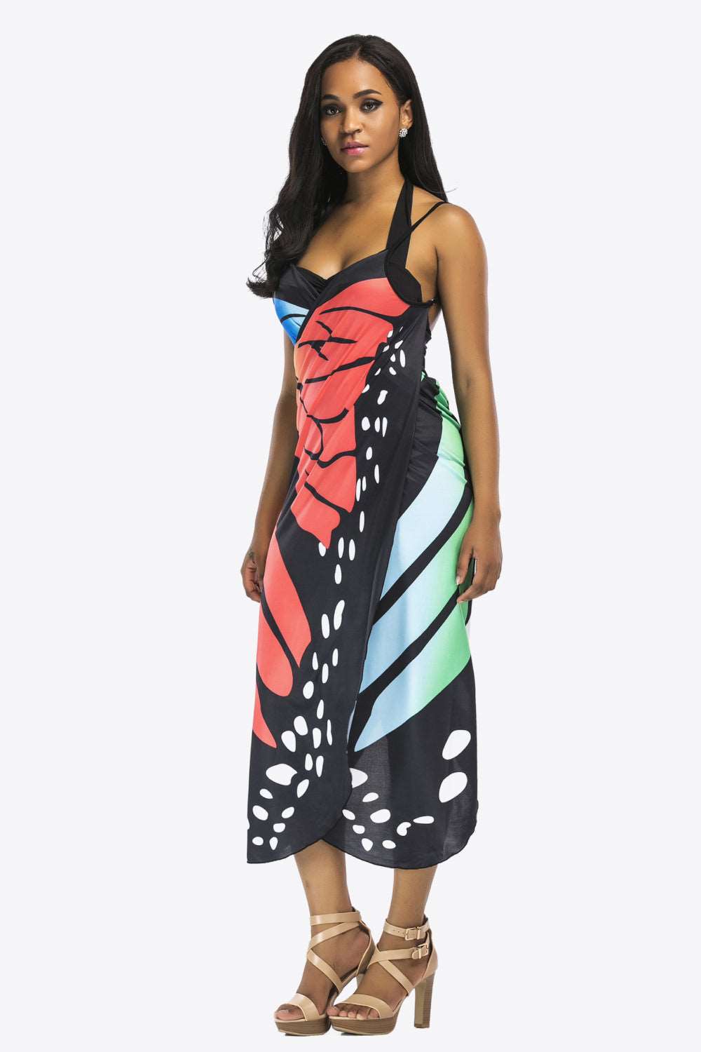 Butterfly Spaghetti Strap Cover Up - Sun of the Beach Boutique