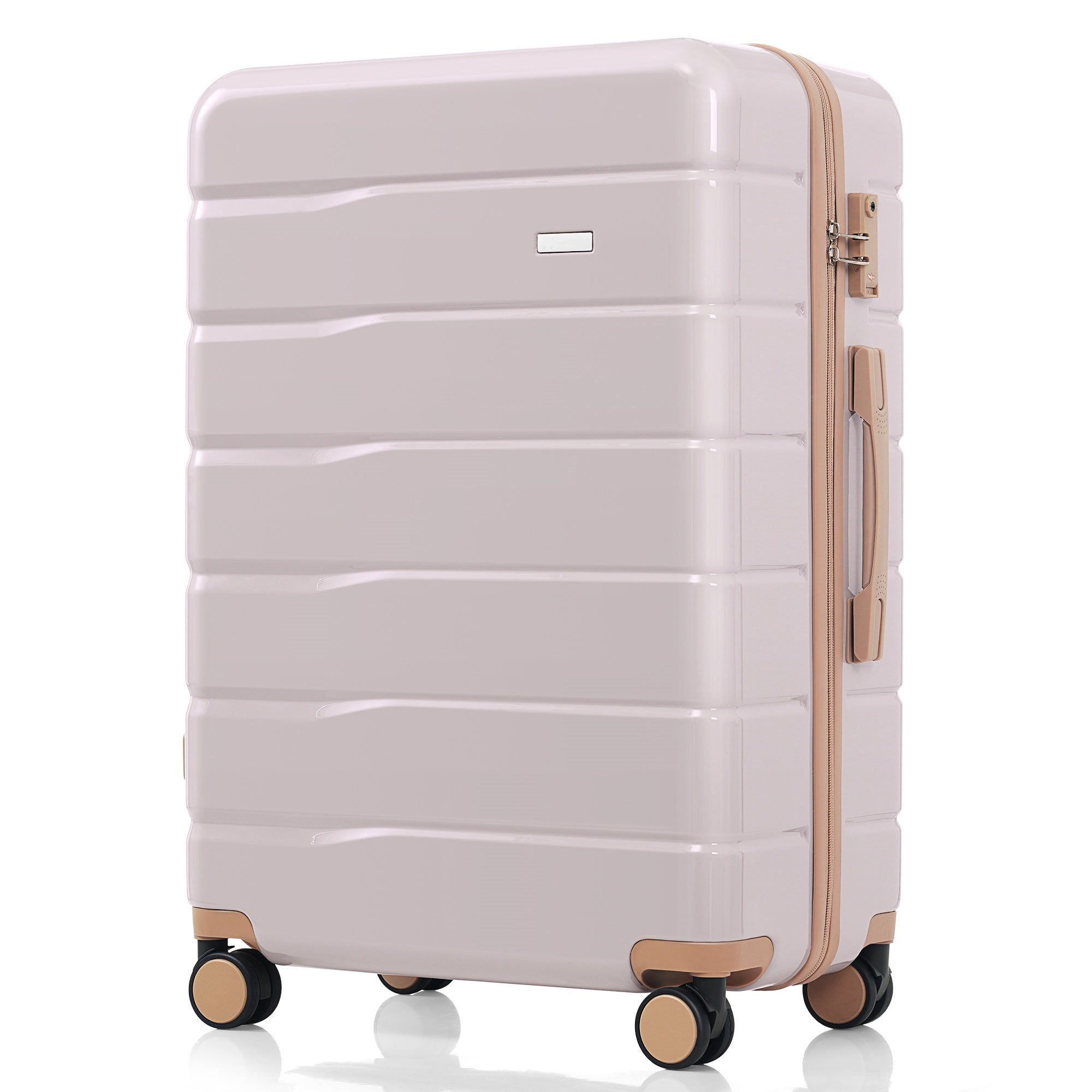  Premium ABS Three Piece TSA Lock Suitcase Ensemble