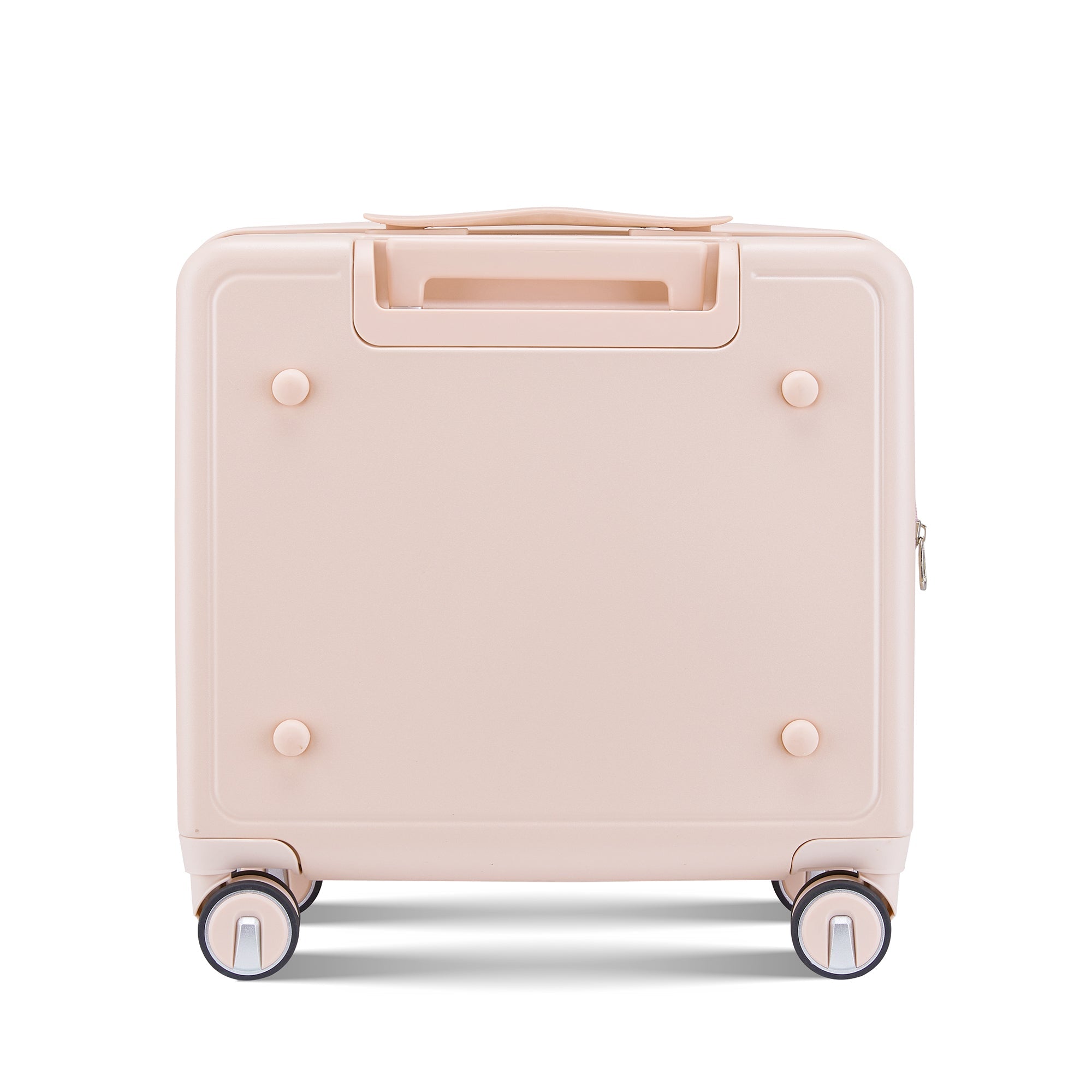Pink Carry On Luggage with Front Open Door and Laptop Interlayer
