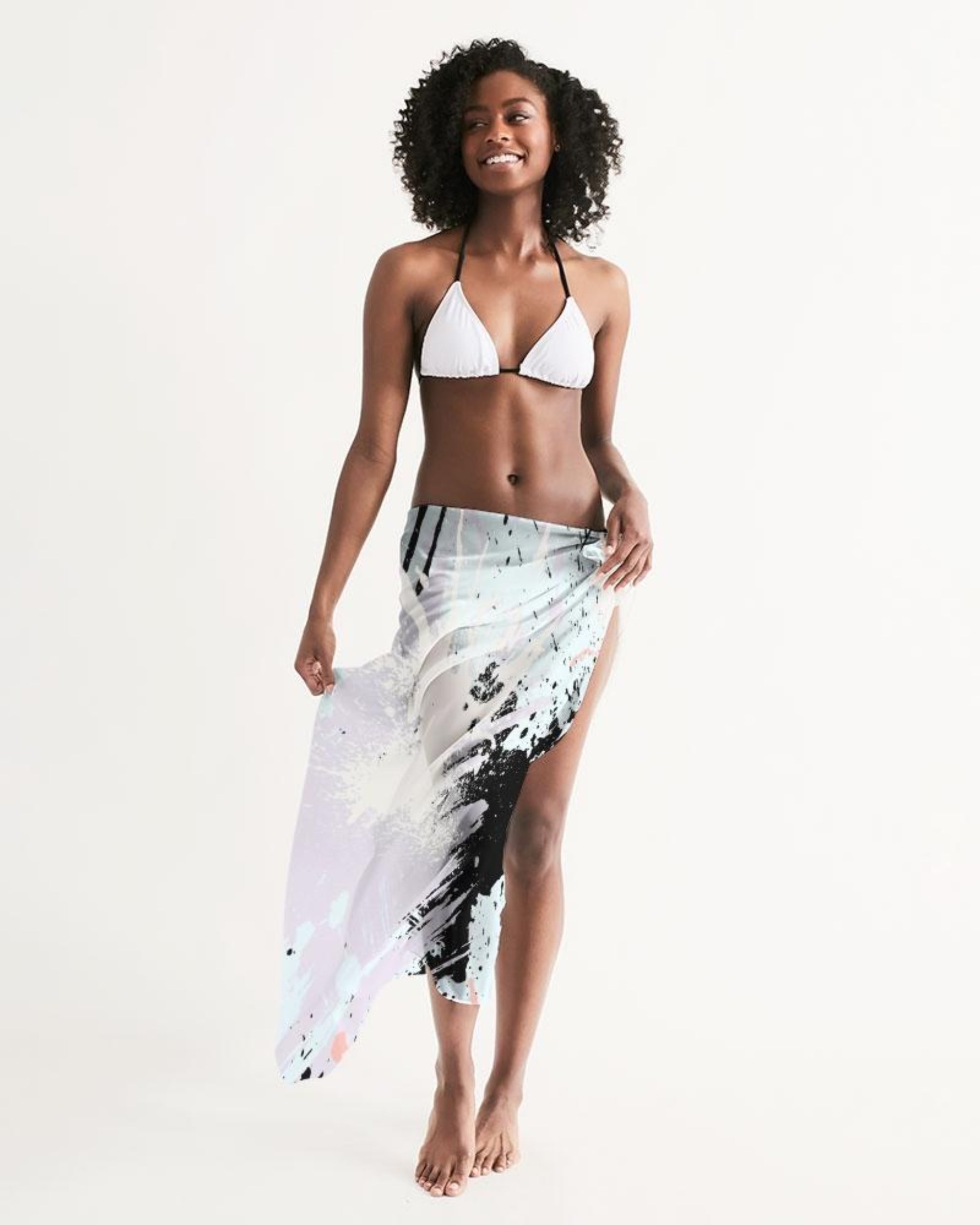Abstract Print Pastel Sarong