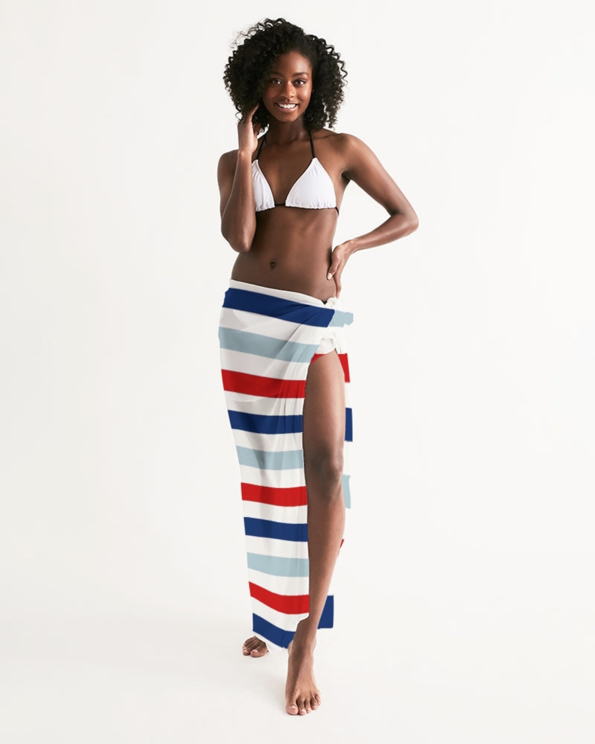 Red White and Blue Sarong 