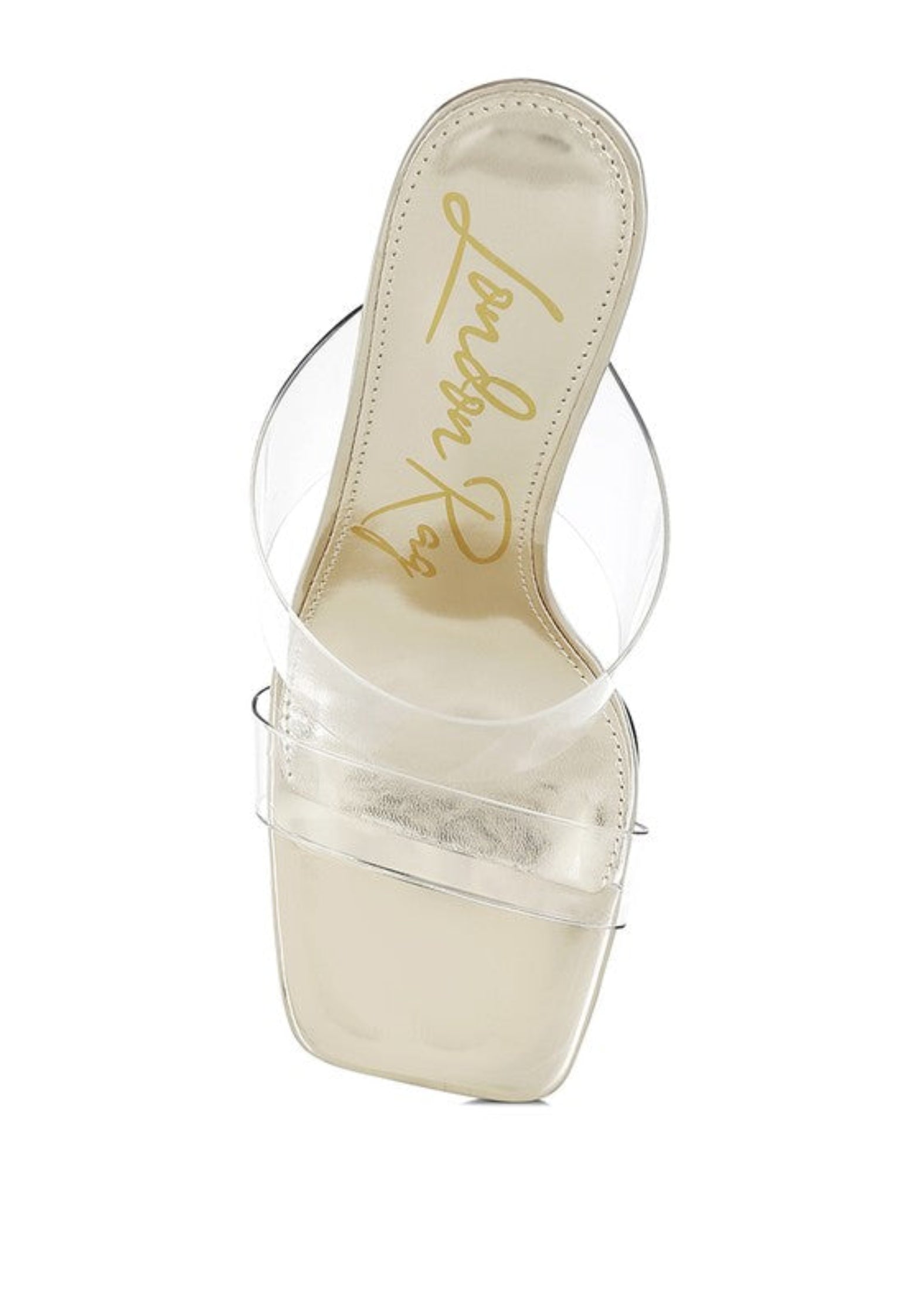 Zelene Fantasy Wedge Heel Clear Sandals