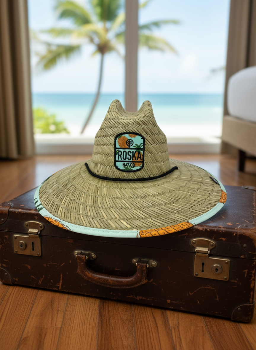 Pineapple Straw Hat