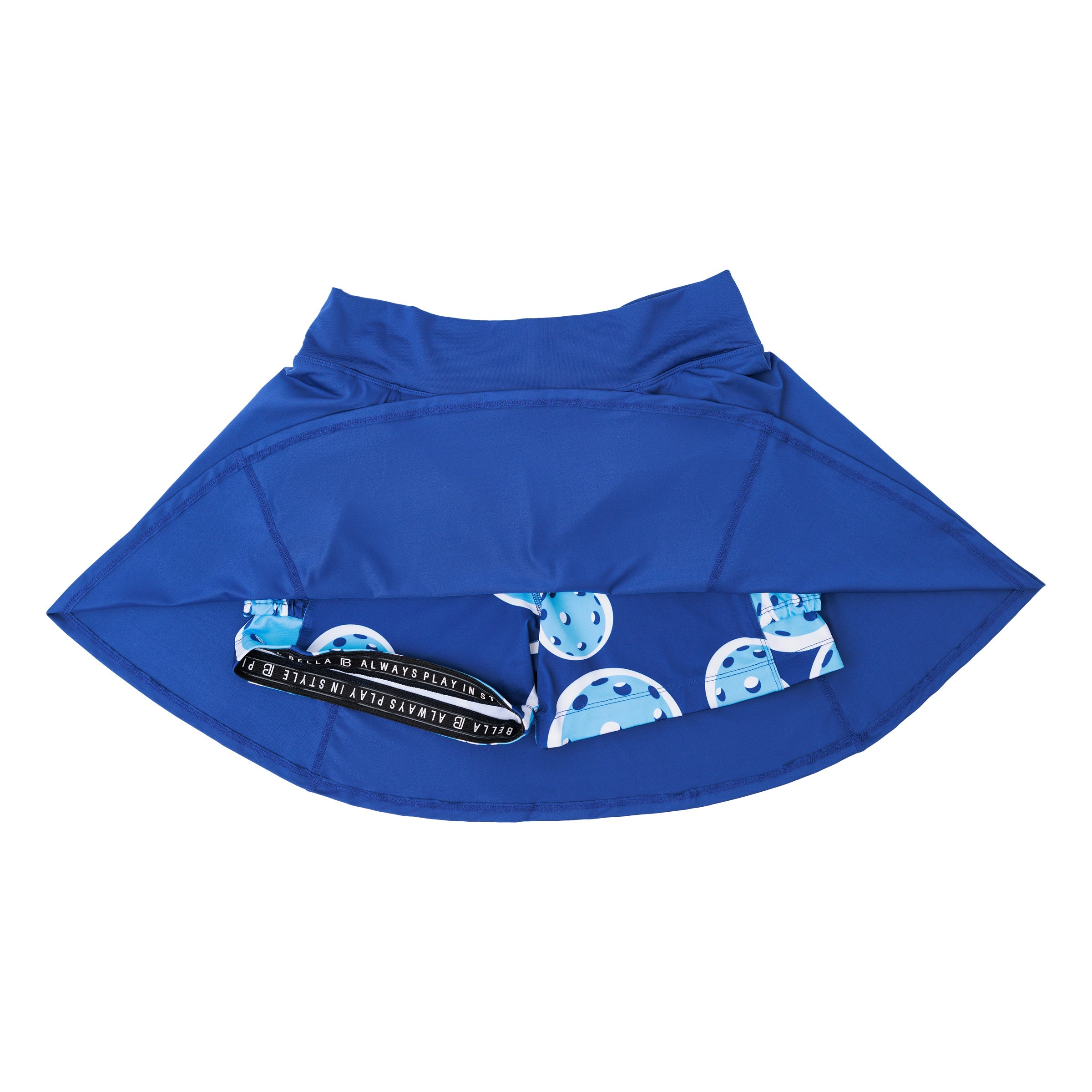 Pickleball Bella Aline Skort Navy with Double Bounce