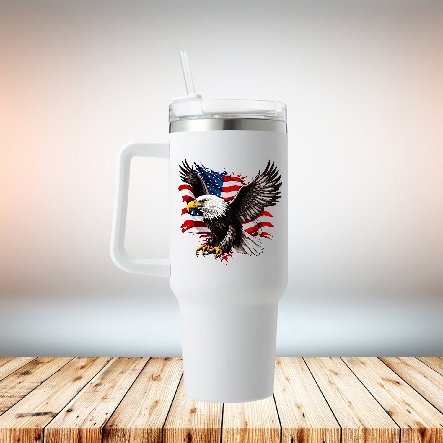 American Eagle 40 oz Travel Mug