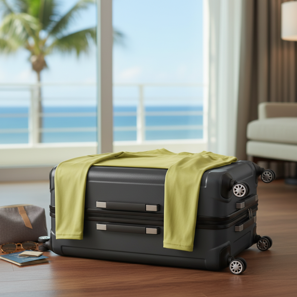 Light green long-sleeve shirt on a white background