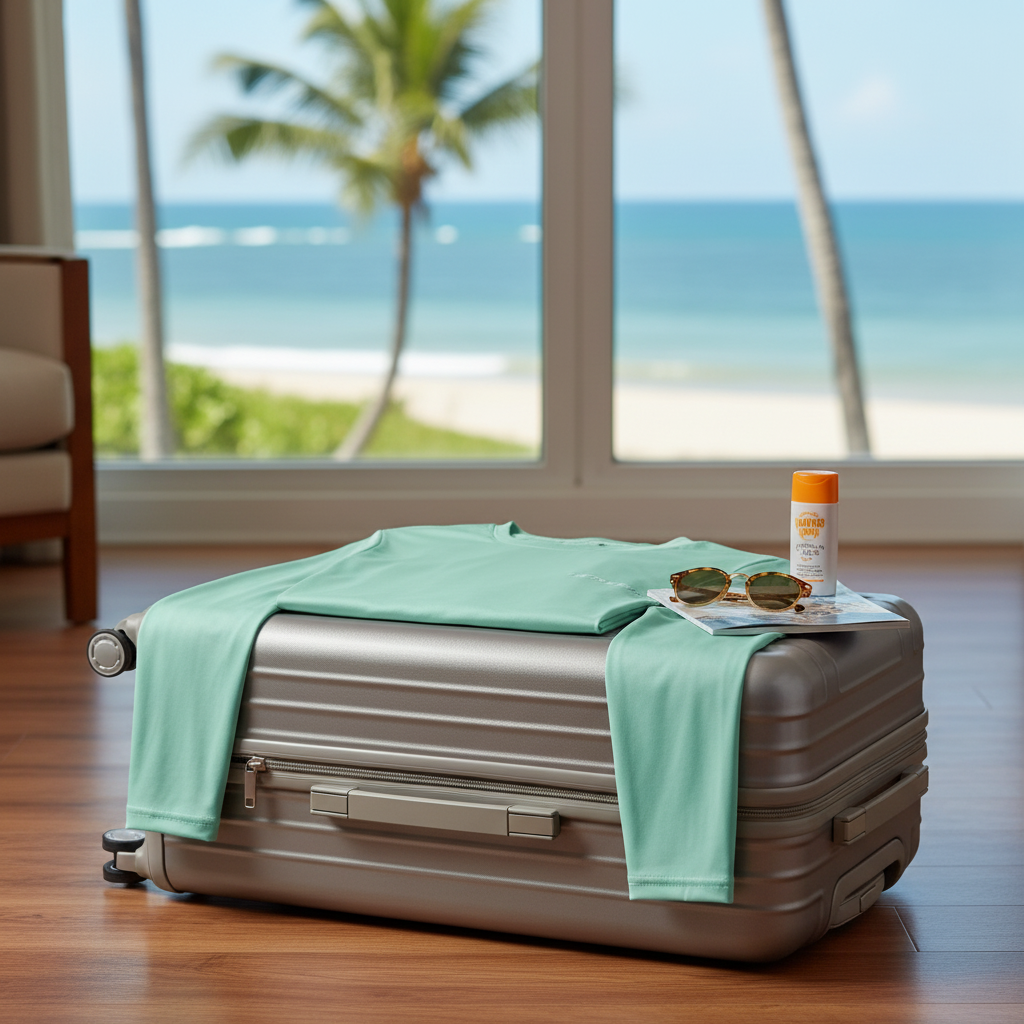 Light blue long-sleeve shirt on a white background