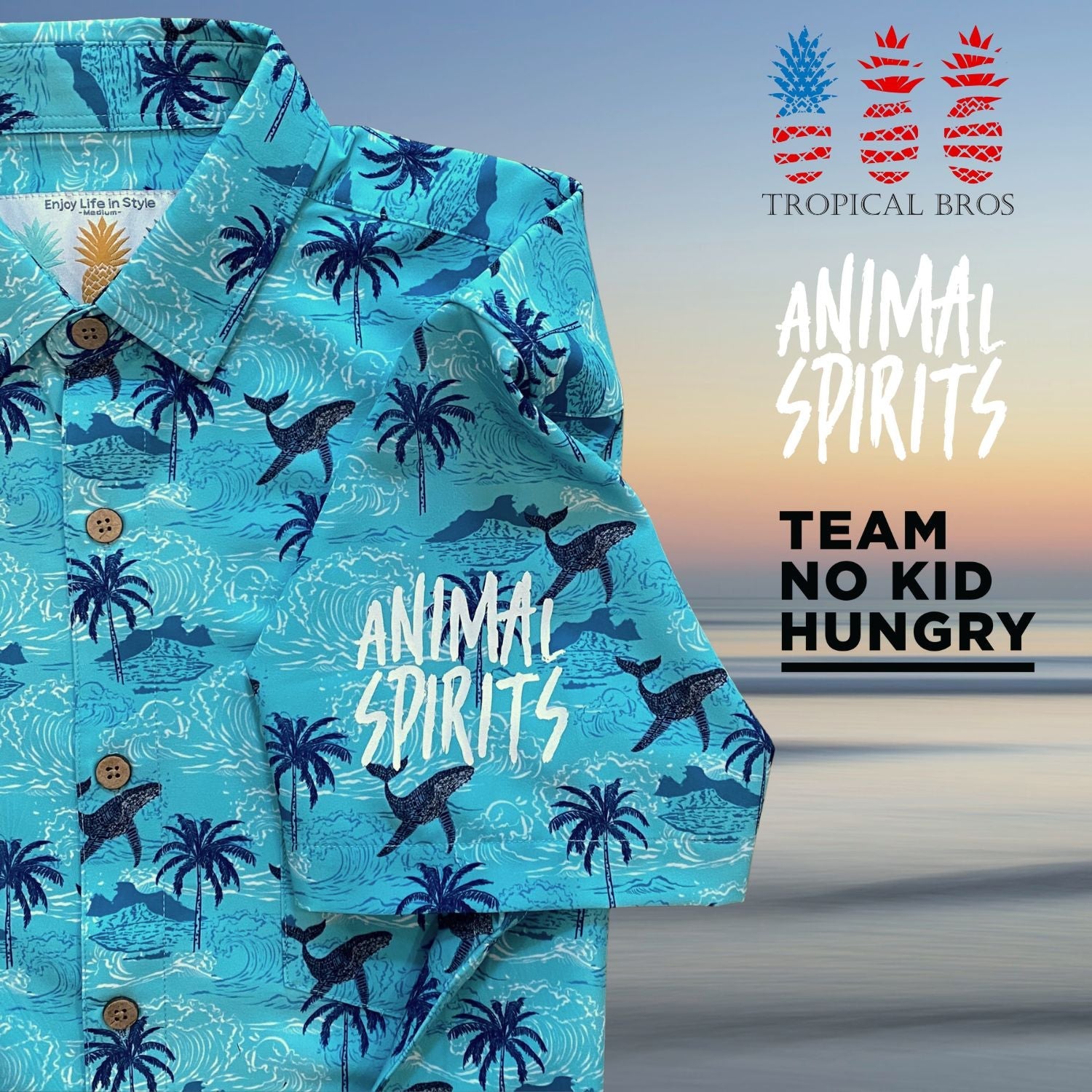 Super Stretch - Animal Spirits Hawaiian Shirt
