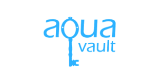Aqua Vault logo on a white background