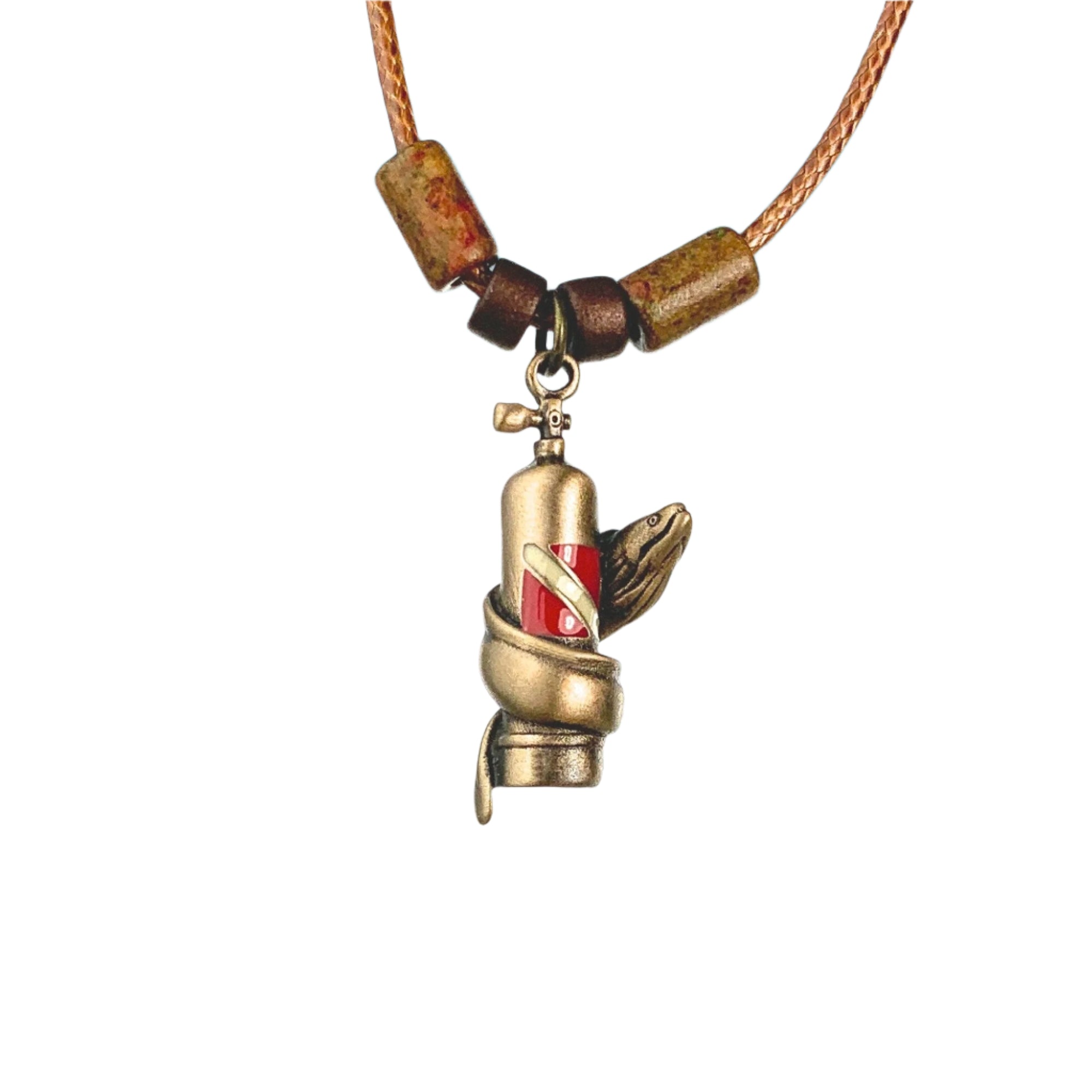 Moray Eel with Scuba Tank Necklaces