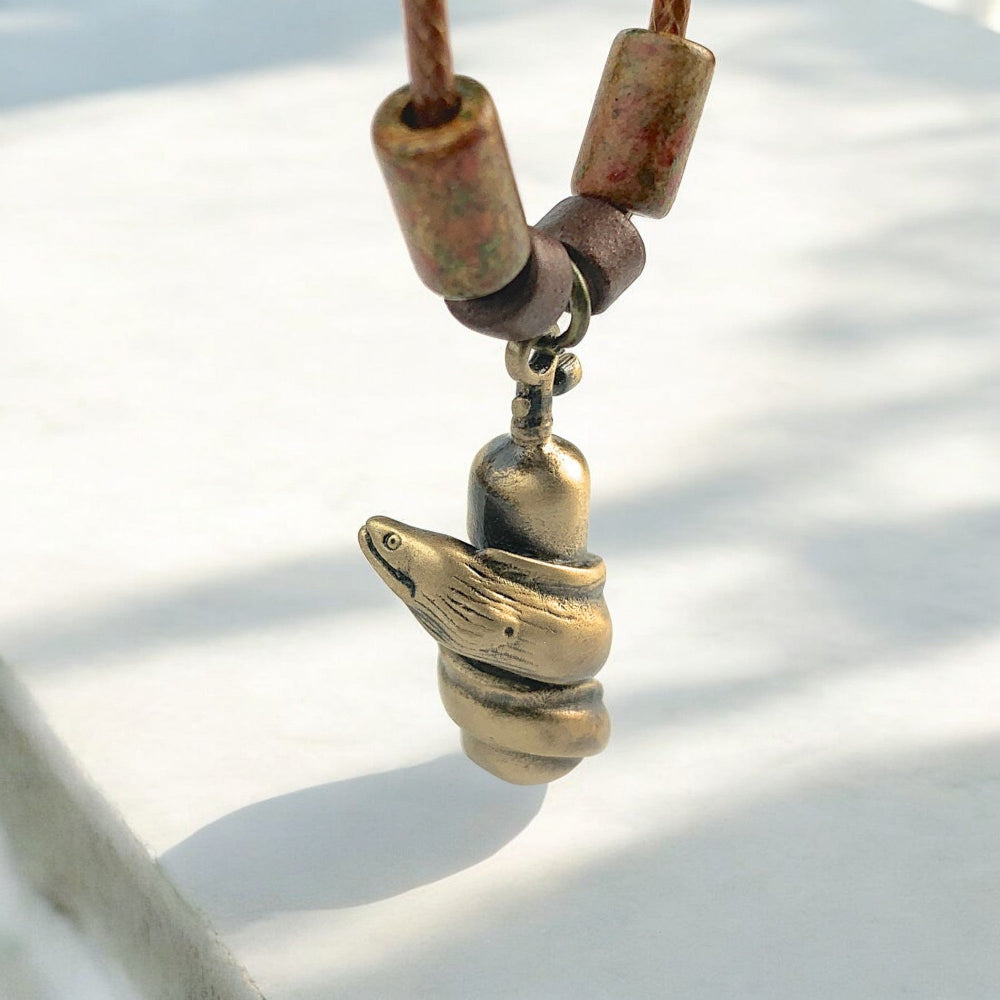 Moray Eel with Scuba Tank Necklaces