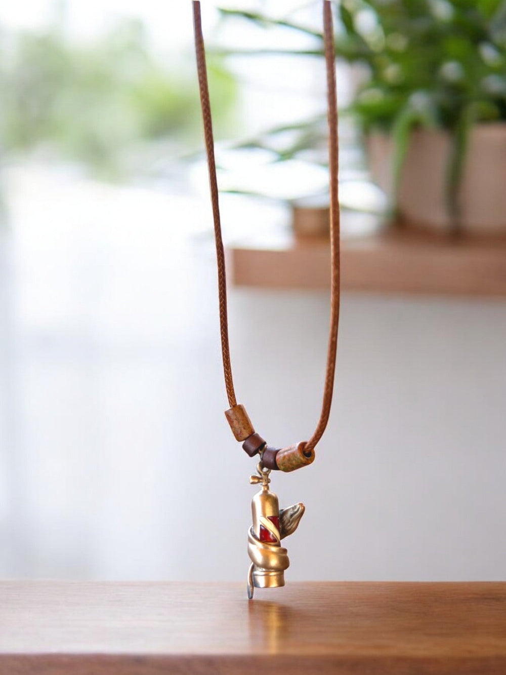 Moray Eel with Scuba Tank Necklaces