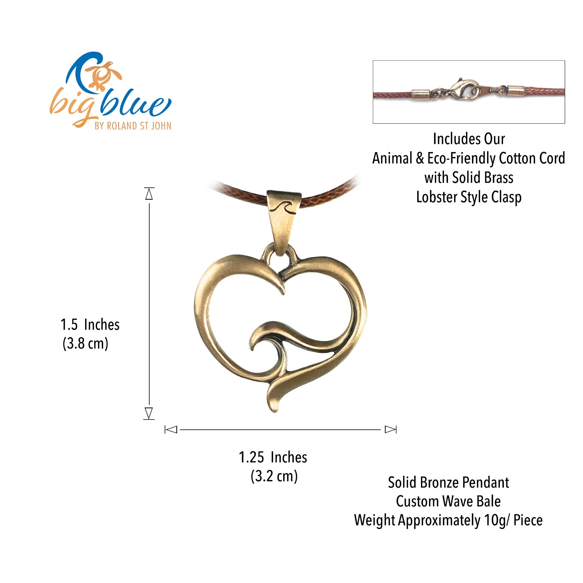 Heart of The Ocean Pendant Necklace