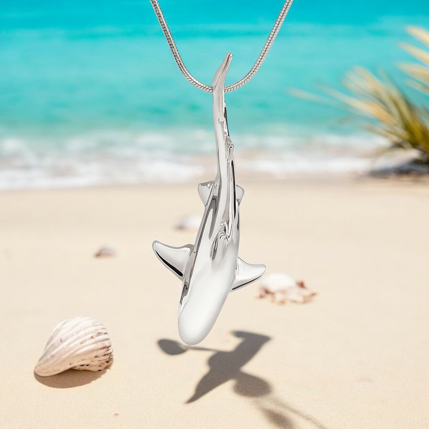 Shark Necklace for Women Sterling Silver