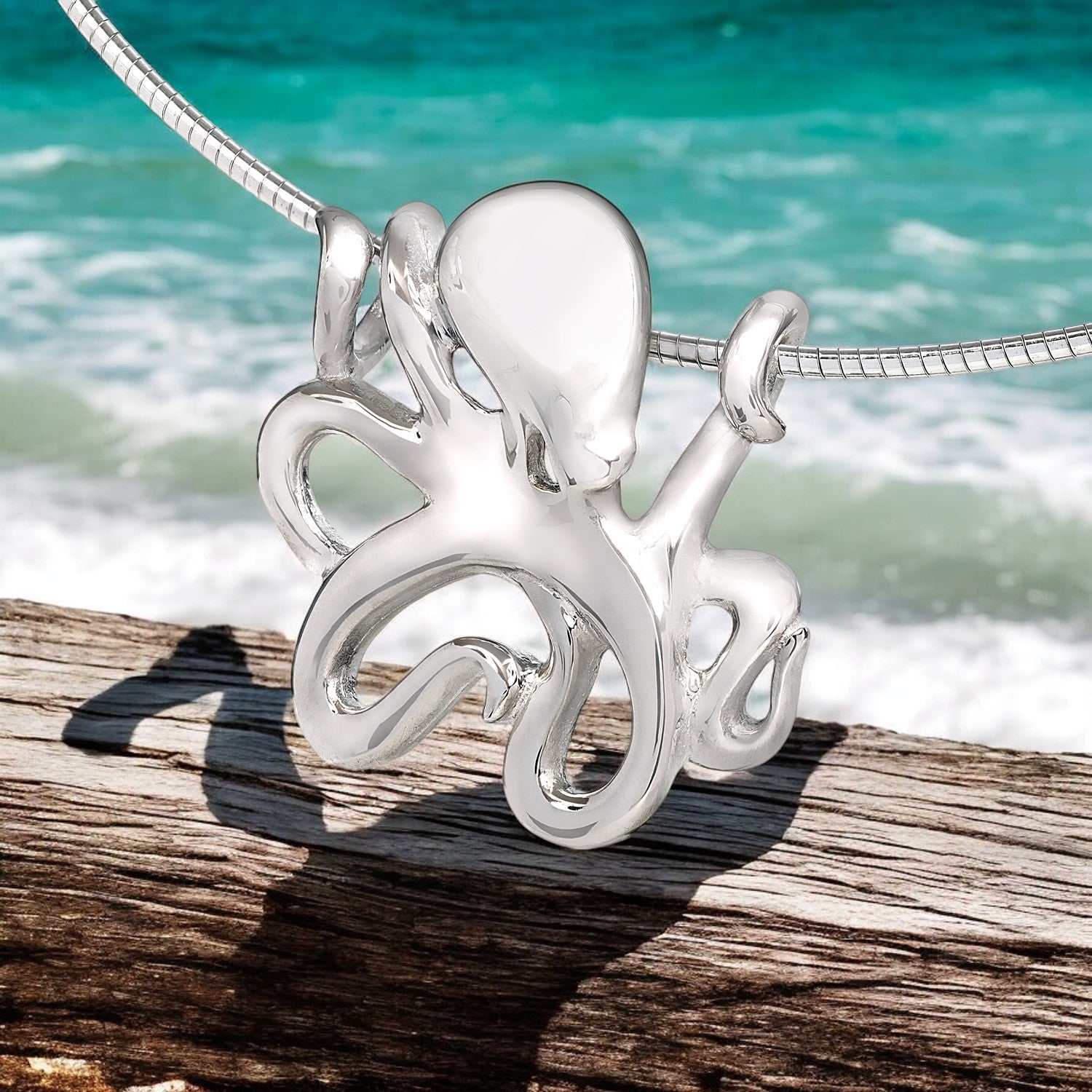 Octopus Necklaces for Women Sterling Silver