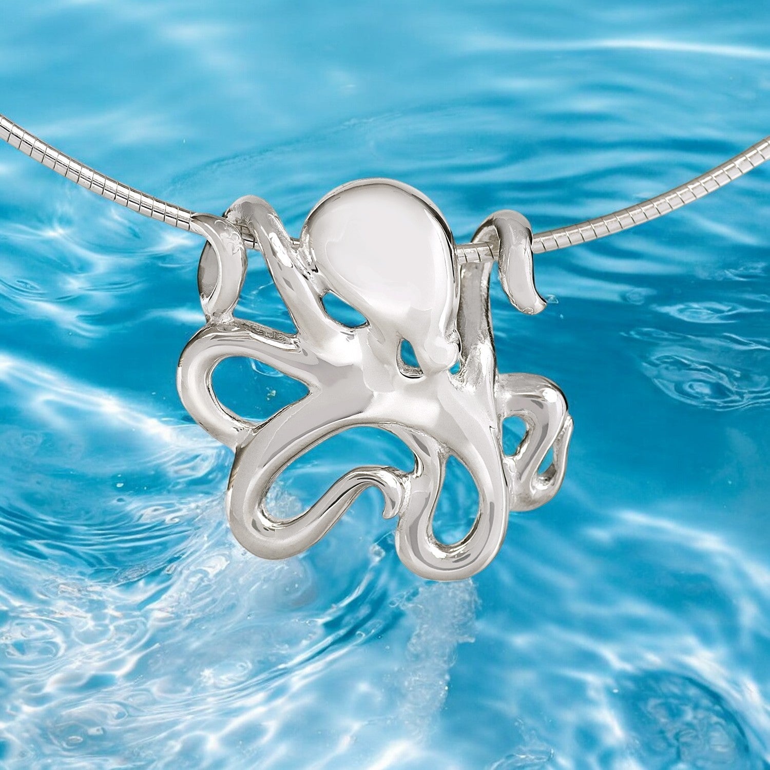 Octopus Necklaces for Women Sterling Silver