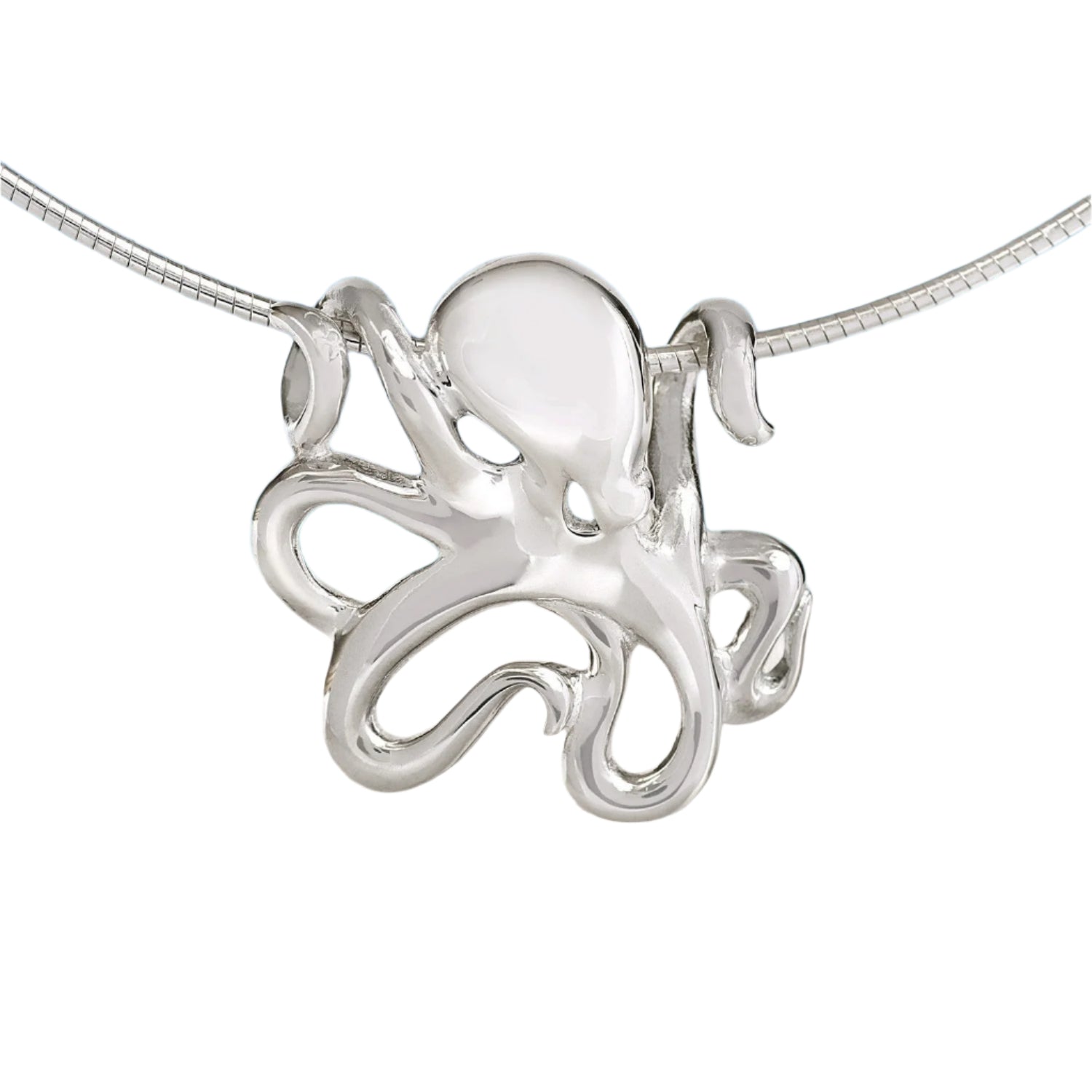 Octopus Necklaces for Women Sterling Silver