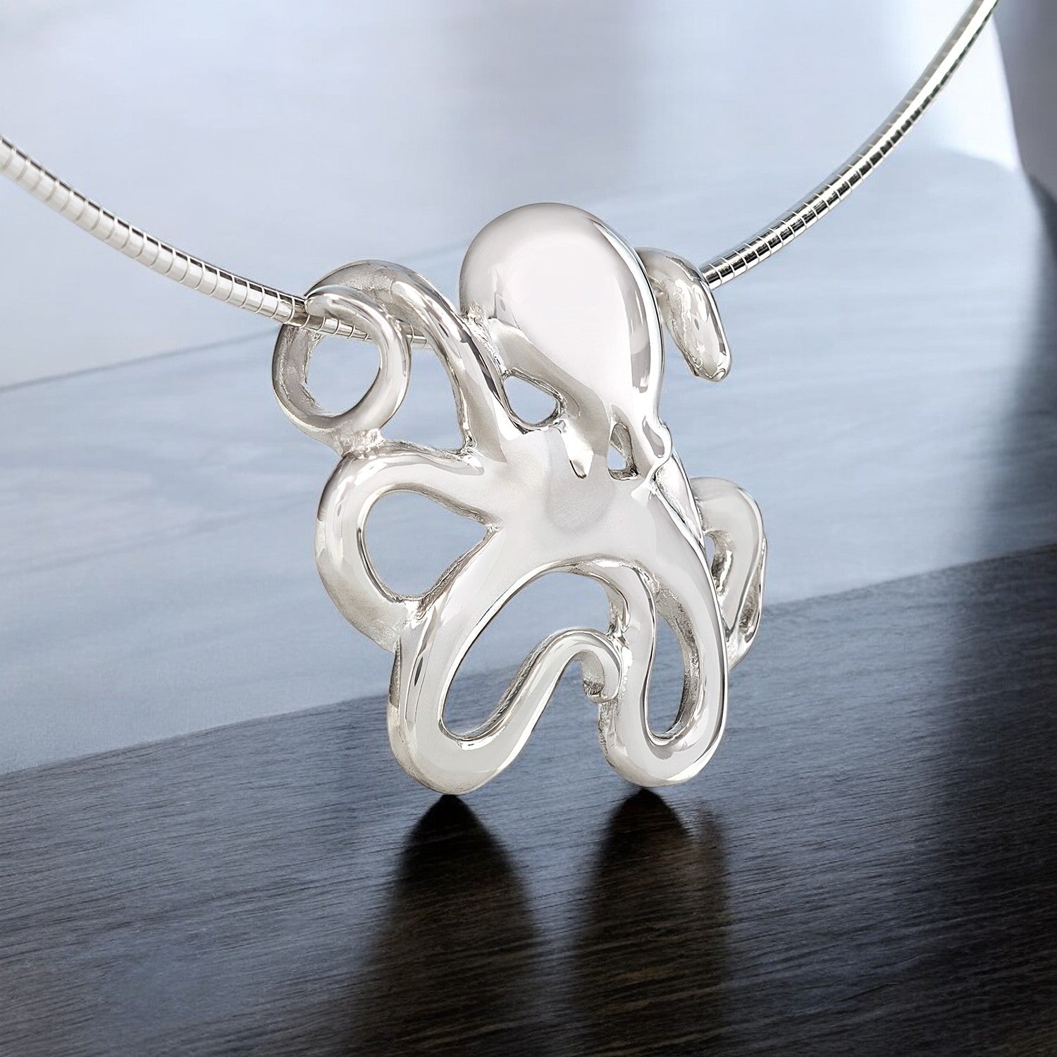 Octopus Necklaces for Women Sterling Silver