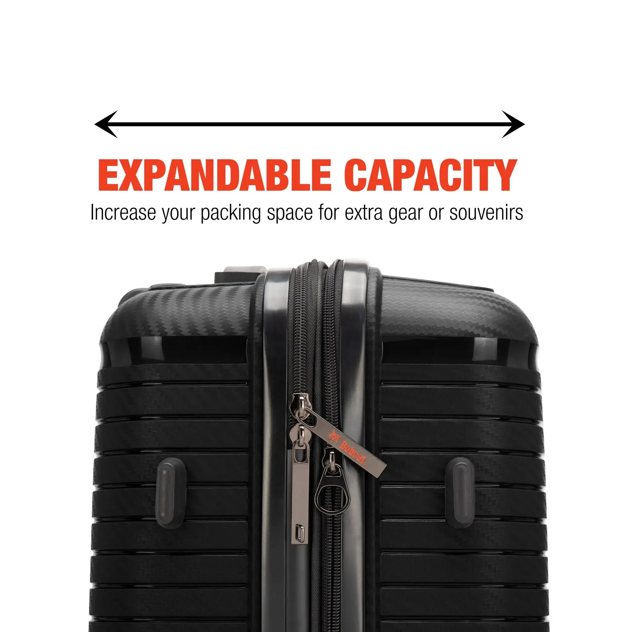 Trencher Three Piece Expandable Tough Luggage Set