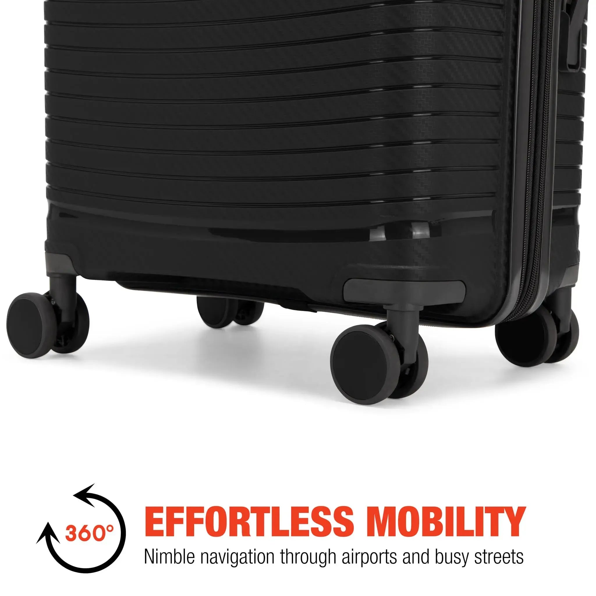 Trencher Three Piece Expandable Tough Luggage Set