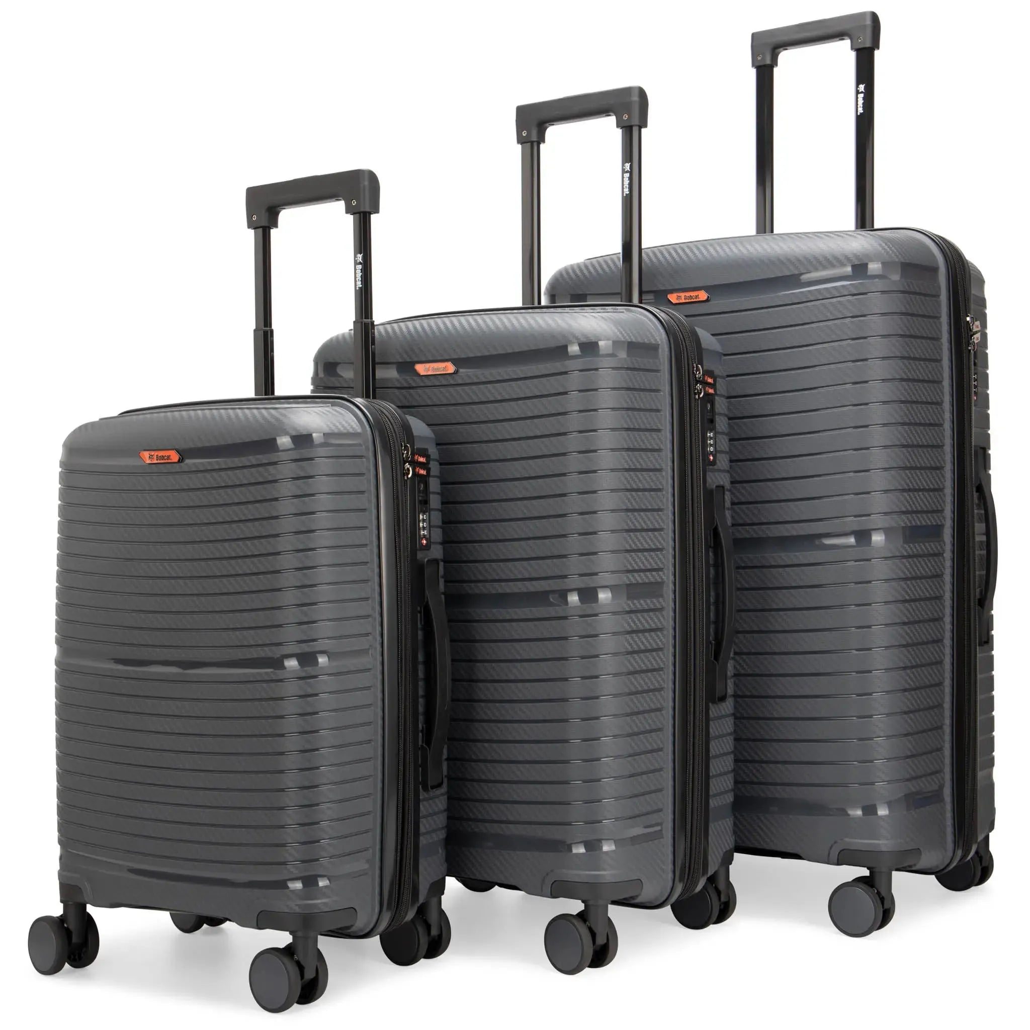 Trencher Three Piece Expandable Tough Luggage Set