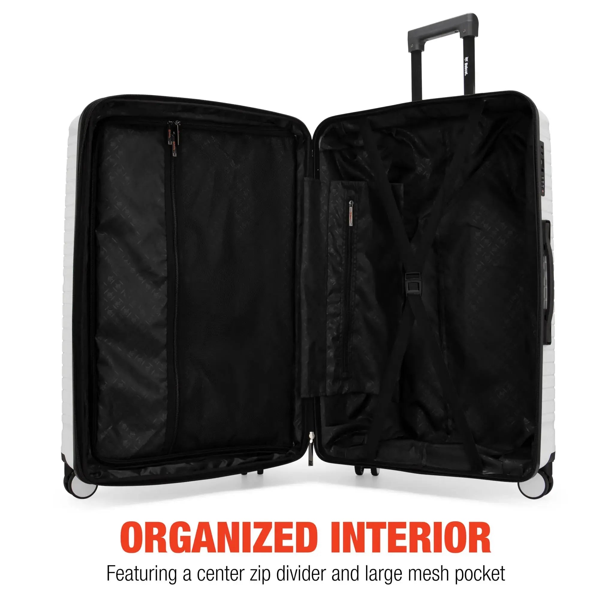 Trencher Three Piece Expandable Tough Luggage Set