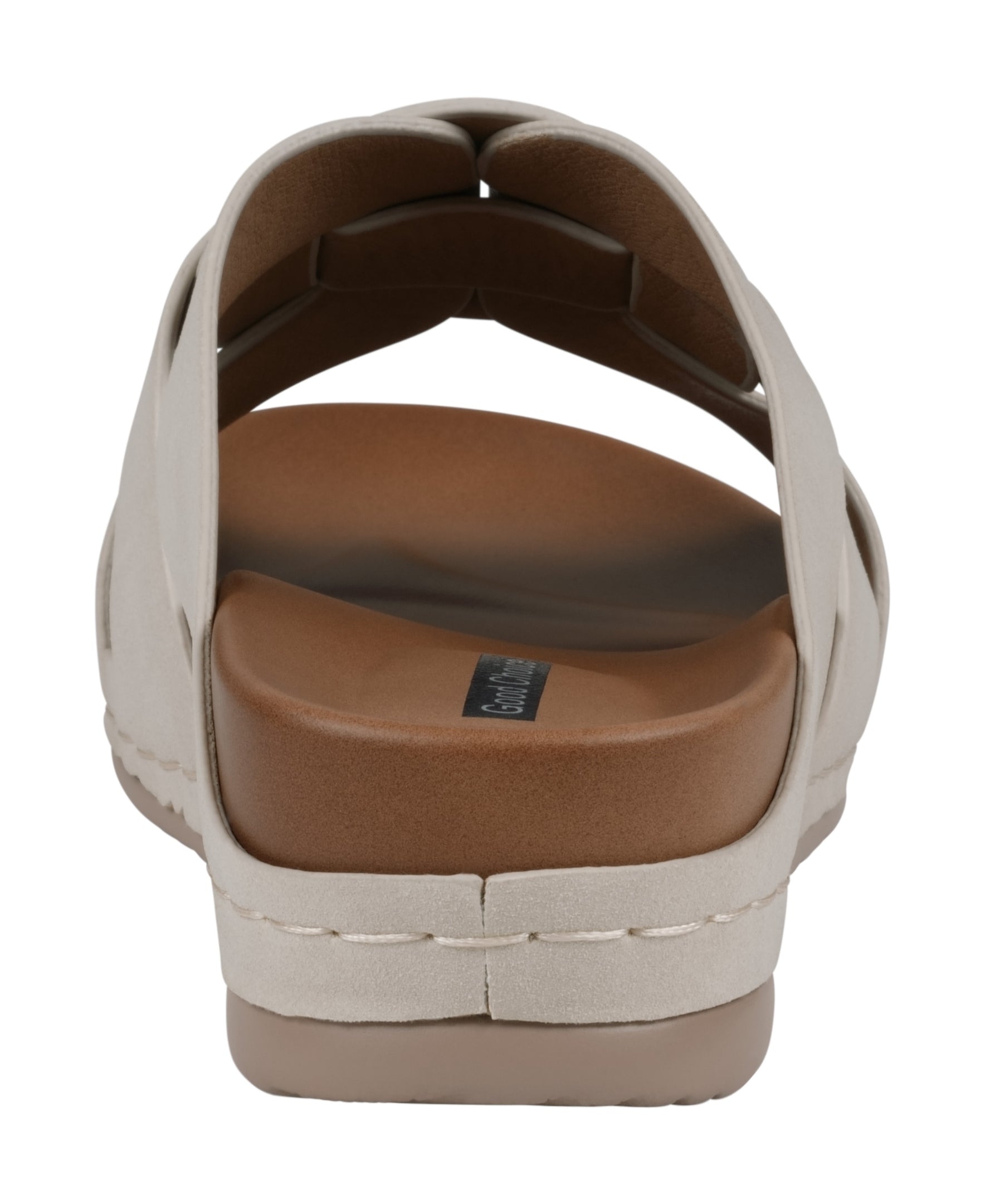 GC Shoes Women's Betsy Nude Embellished Comfort Sandals