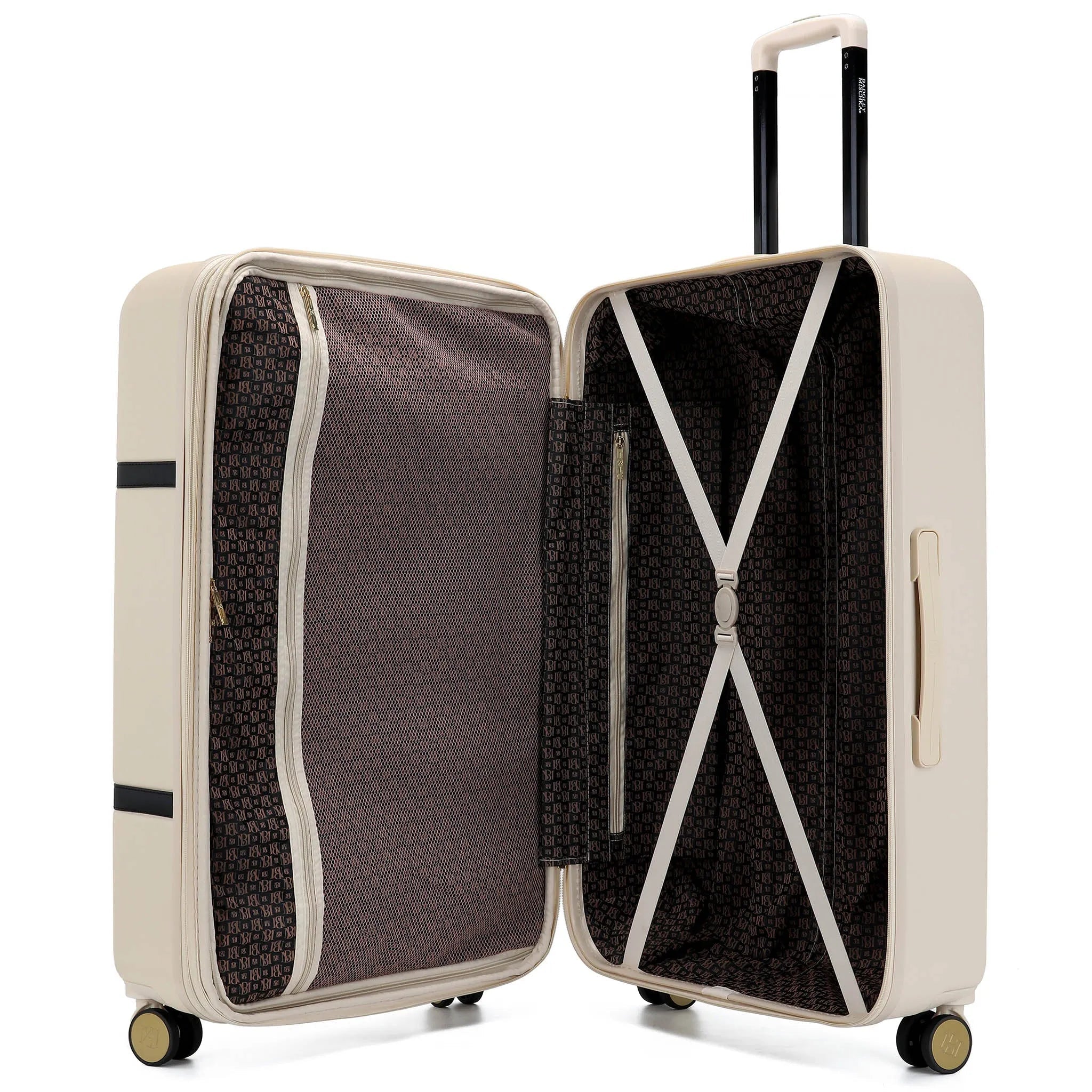 Grace Three Piece Expandable Retro Luggage Set